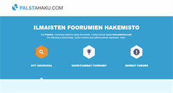 Desktop Screenshot of palstahaku.com